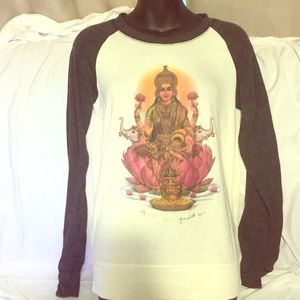 Spiritual Gangster  raglan crew sweater